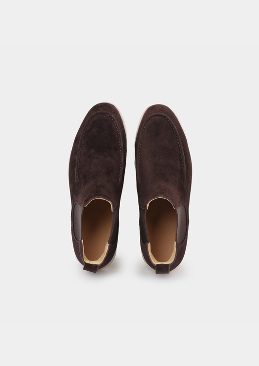Coffee Suede Chelsea Boot, view 2