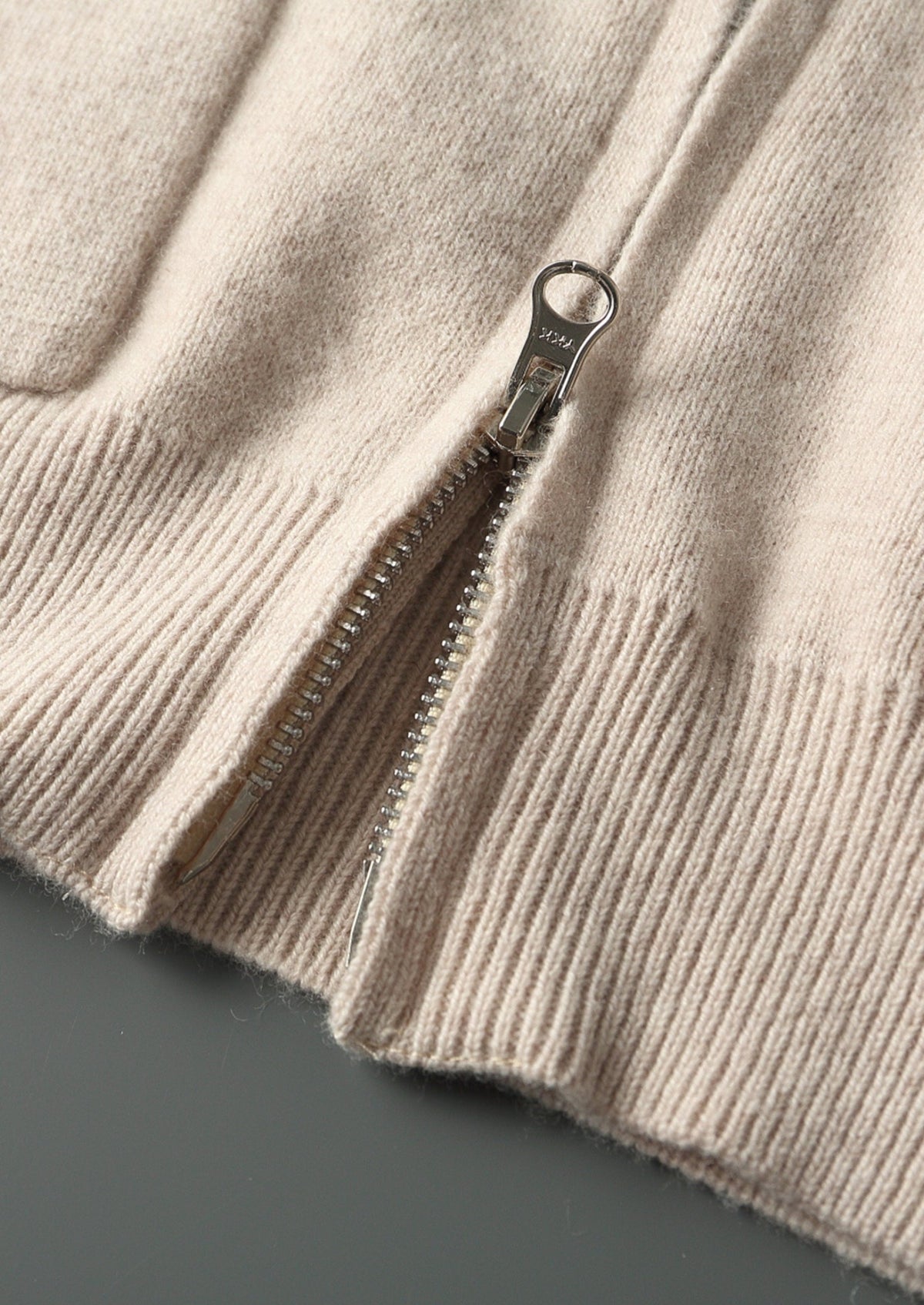 Pure Extra-Fine Merino Wool Essential Zip Cardigan, view 12