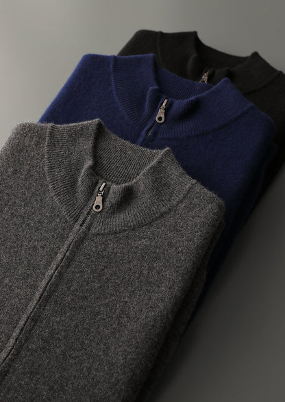 Pure Extra-Fine Merino Wool Zipper Vest, view 15