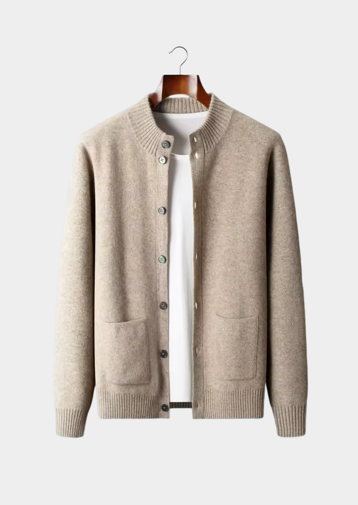 Premium Cashmere Button Cardigan, view 1