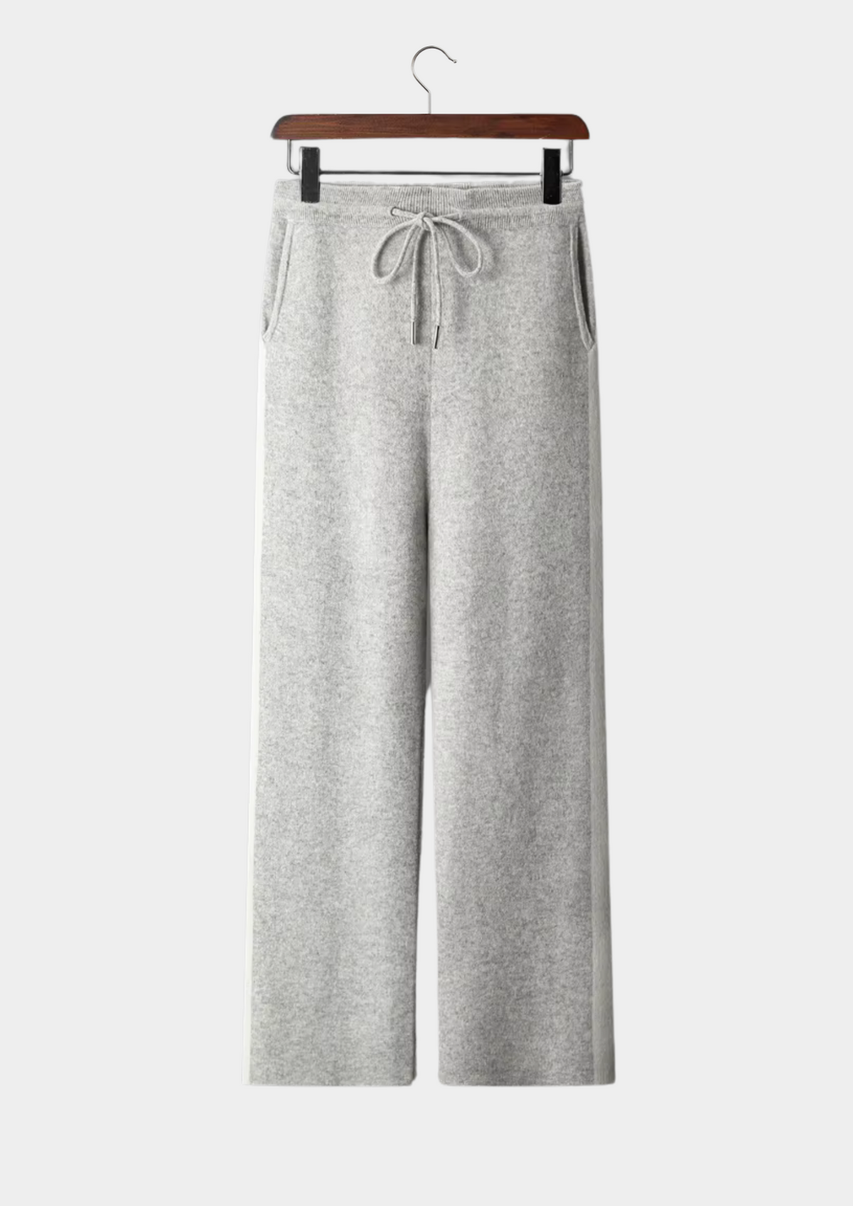 Pure Extra-Fine Merino Wool Wide Leisure Trousers, view 13