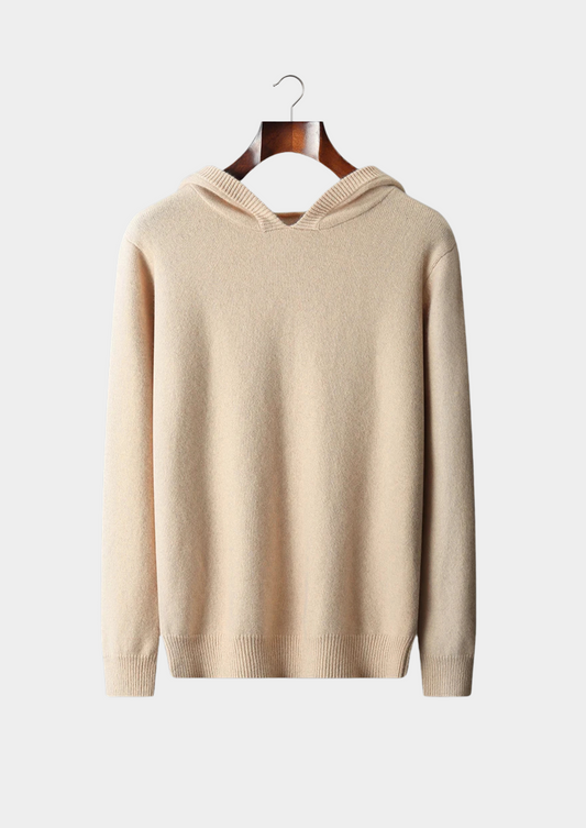 Premium Cashmere Leisure Hoodie, view 1