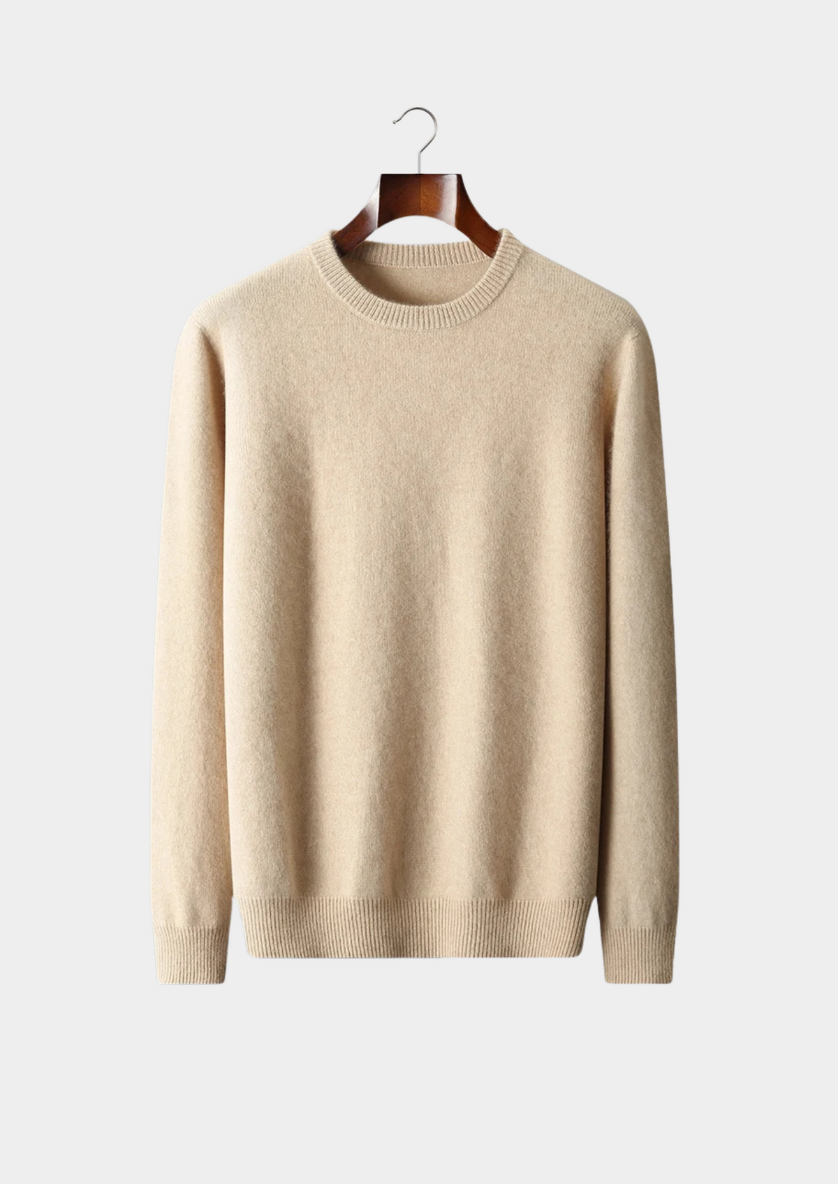 Pure Extra-Fine Merino Wool Classic Crewneck, view 7
