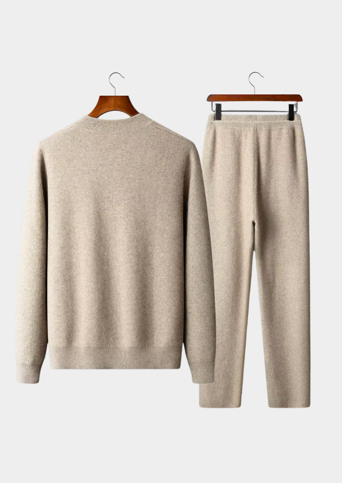 Pure Extra-Fine Merino Wool Sand Falconi Set, view 2