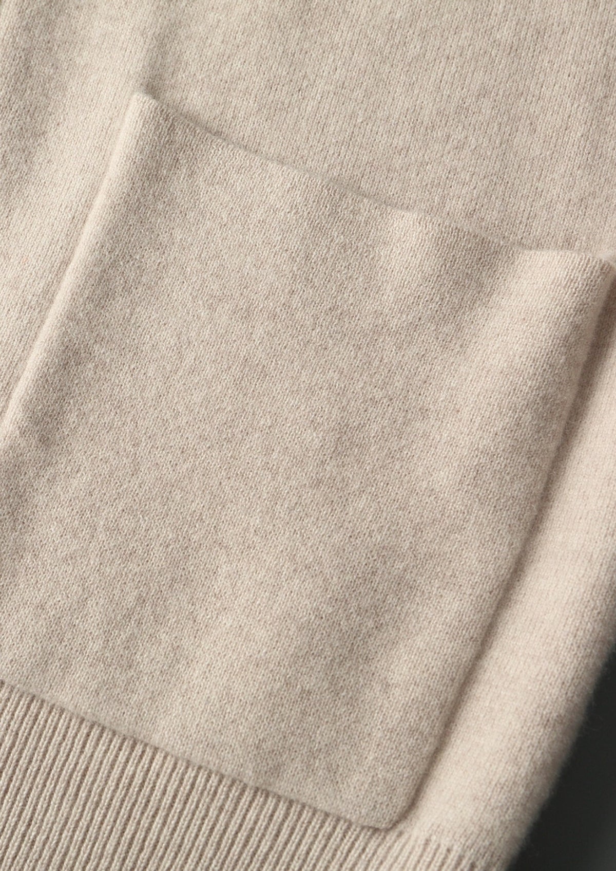 Pure Extra-Fine Merino Wool Essential Zip Cardigan, view 9
