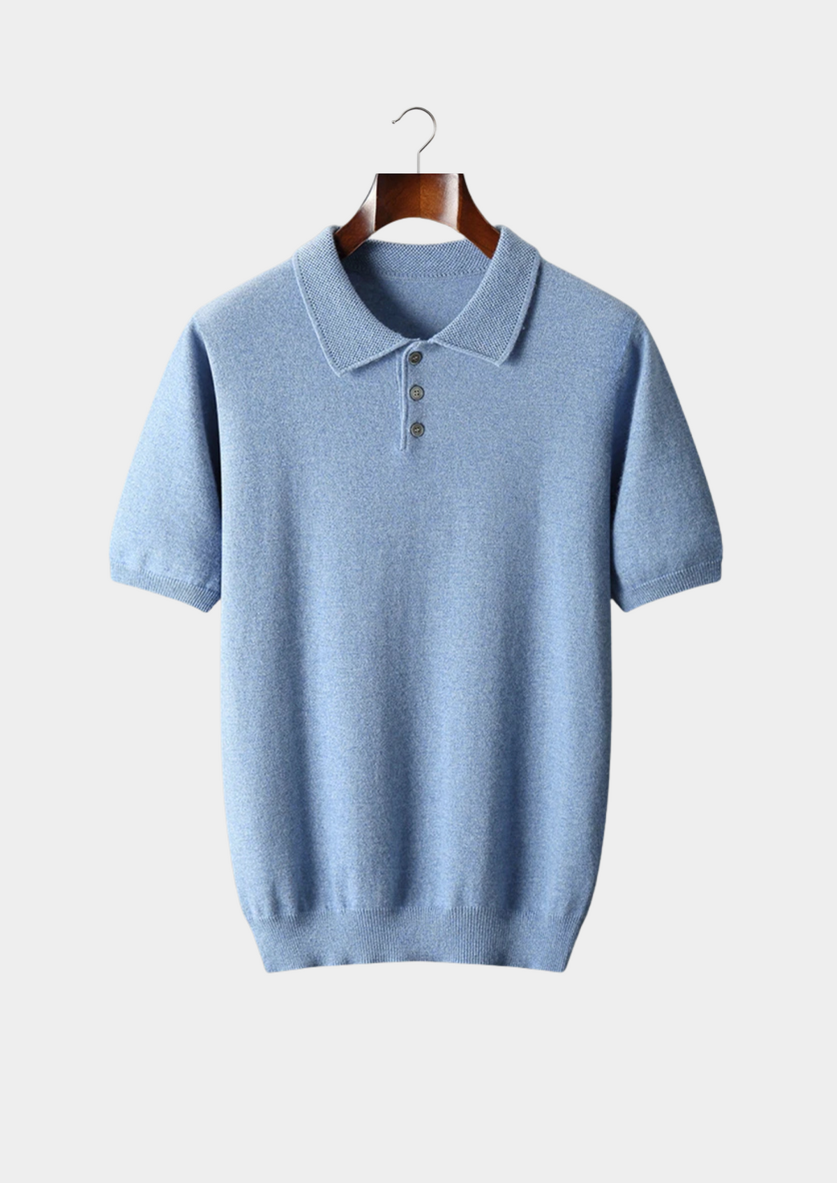 Premium Cashmere Classic Polo Shirt, view 1