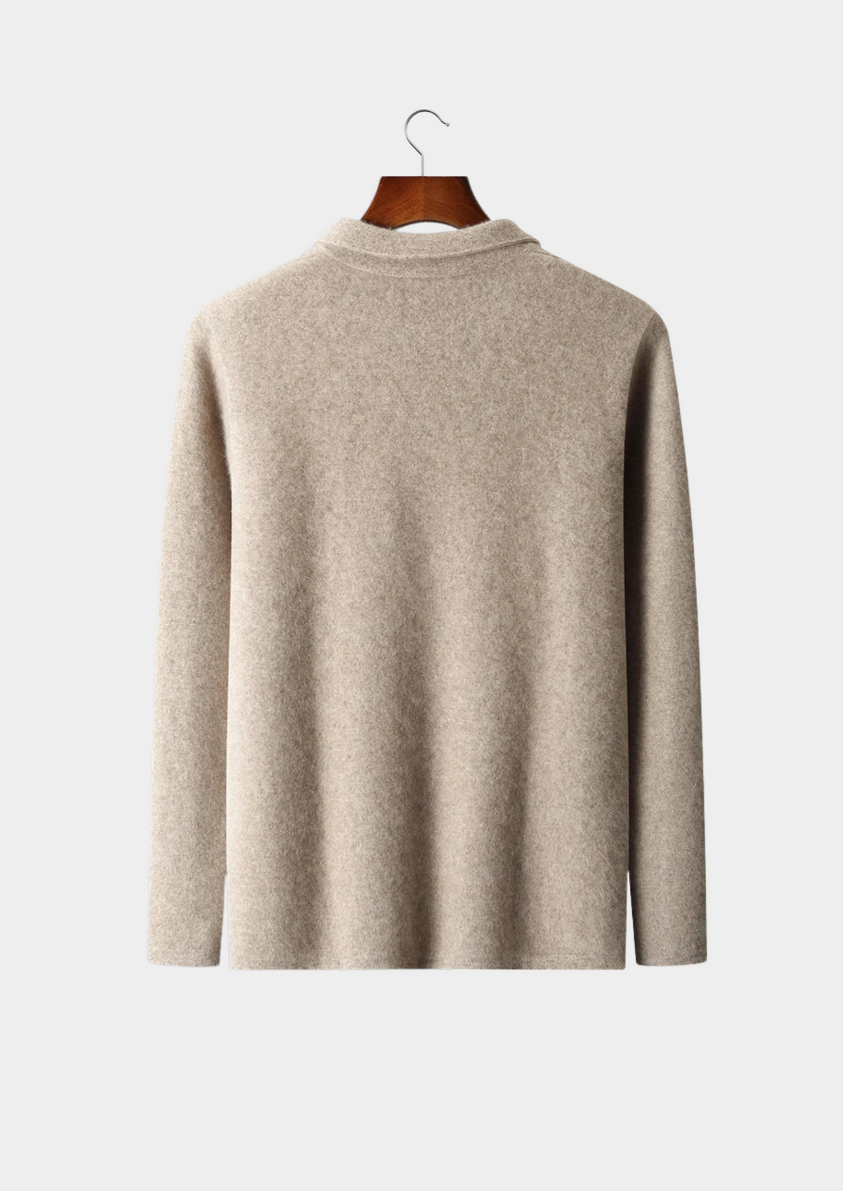Premium Cashmere Zipper Cardigan, view 2