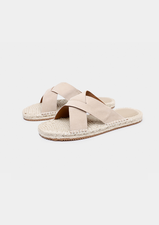 Capri Sandal - Off White, view 1