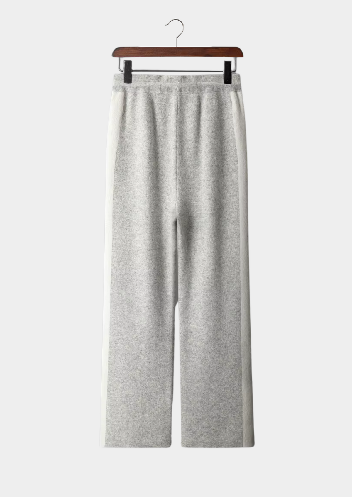 Pure Extra-Fine Merino Wool Wide Leisure Trousers, view 14