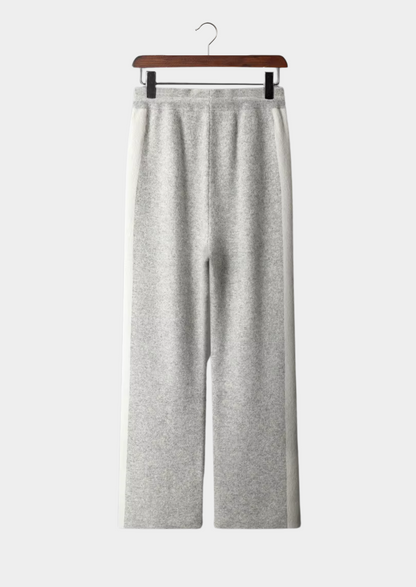 Pure Extra-Fine Merino Wool Wide Leisure Trousers, view 14