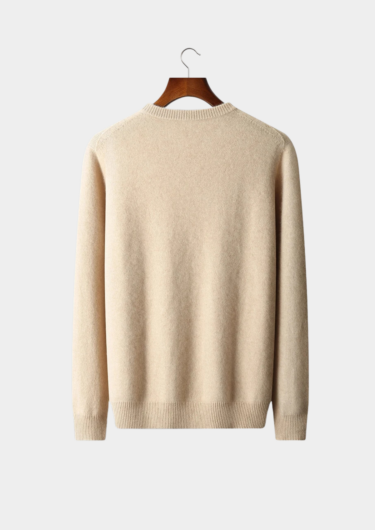 Pure Extra-Fine Merino Wool Classic Crewneck, view 8