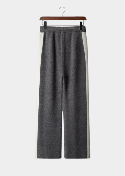 Pure Extra-Fine Merino Wool Wide Leisure Trousers, view 2