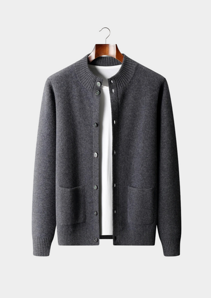 Premium Cashmere Button Cardigan, view 4