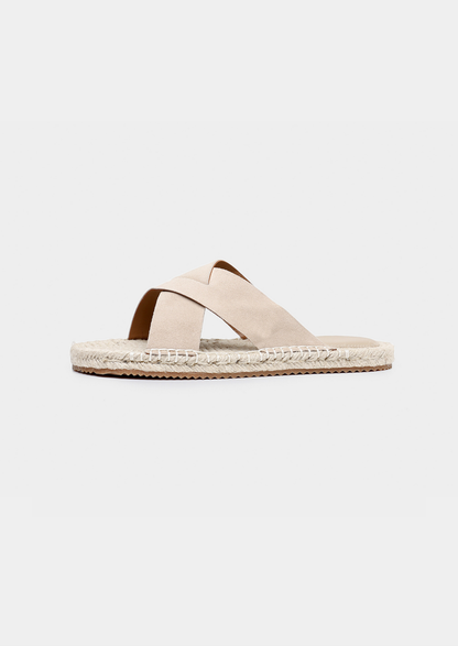Capri Sandal - Off White, view 4