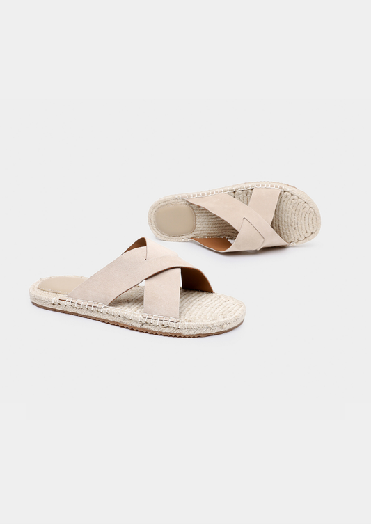 Capri Sandal - Off White, view 2