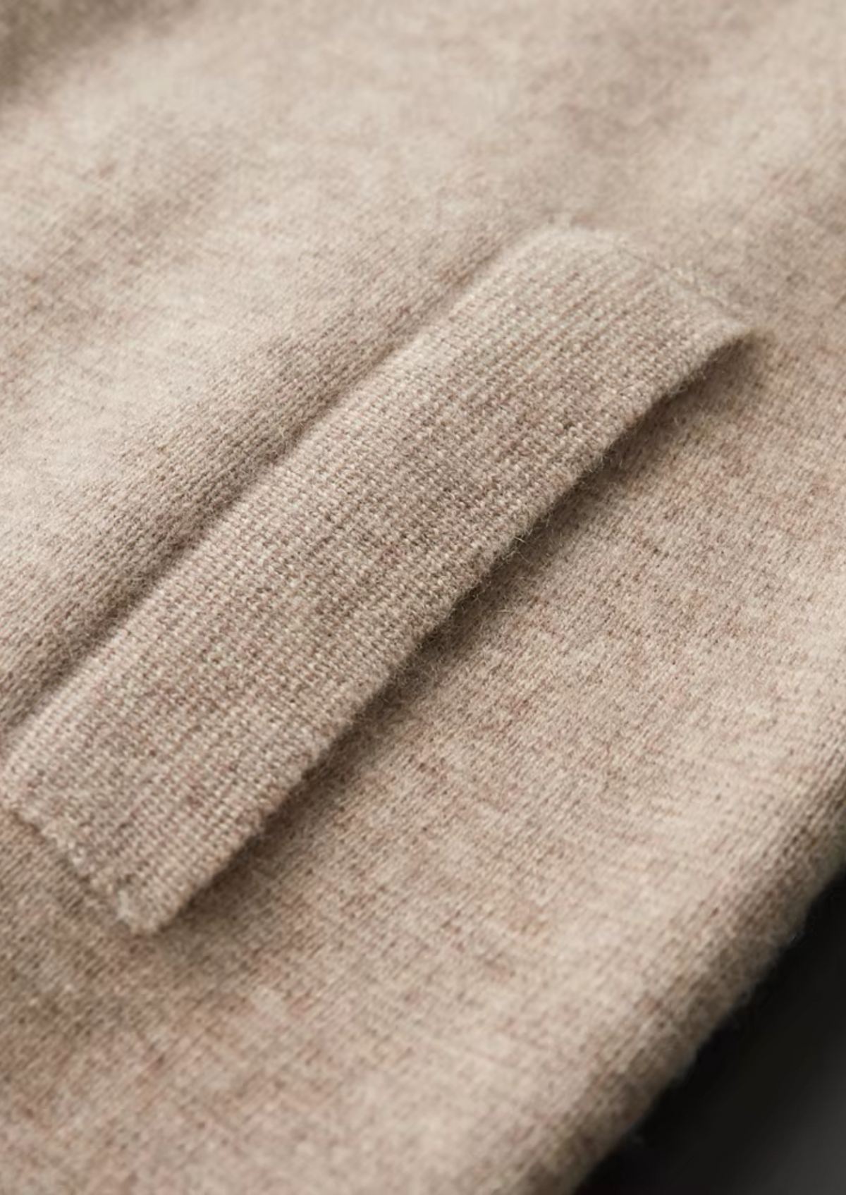 Pure Extra-Fine Merino Wool Zip Polo Cardigan, view 7