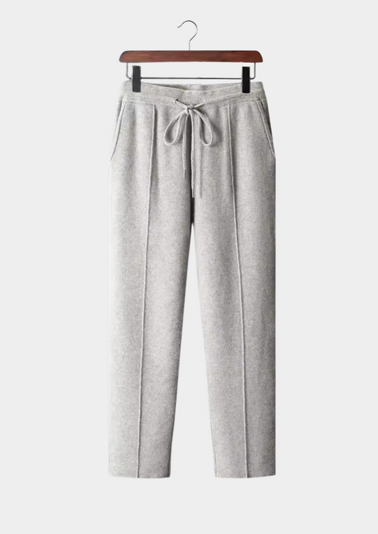 Pure Extra-Fine Merino Wool Leisure Trousers, view 1