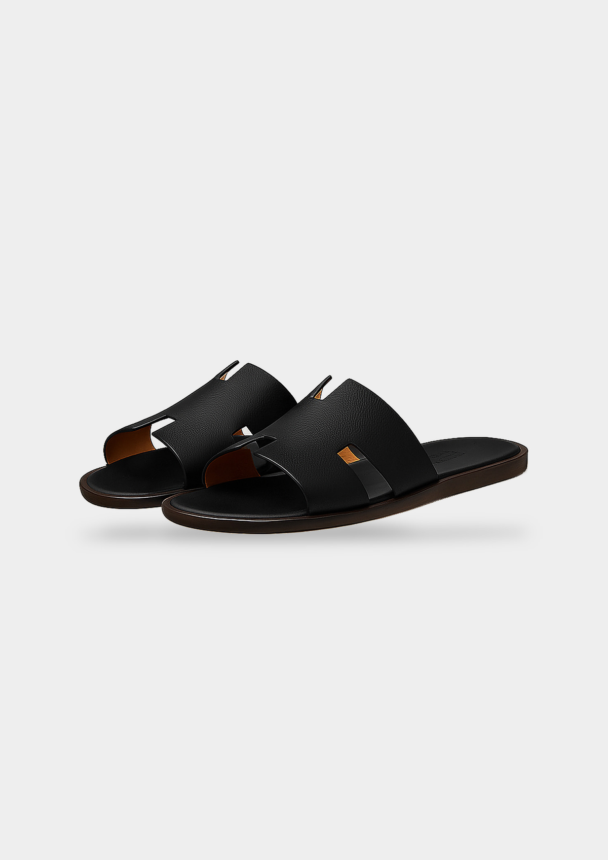 Paros Leather Slide