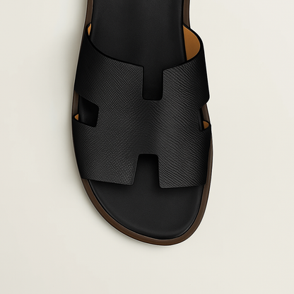 Paros Leather Slide