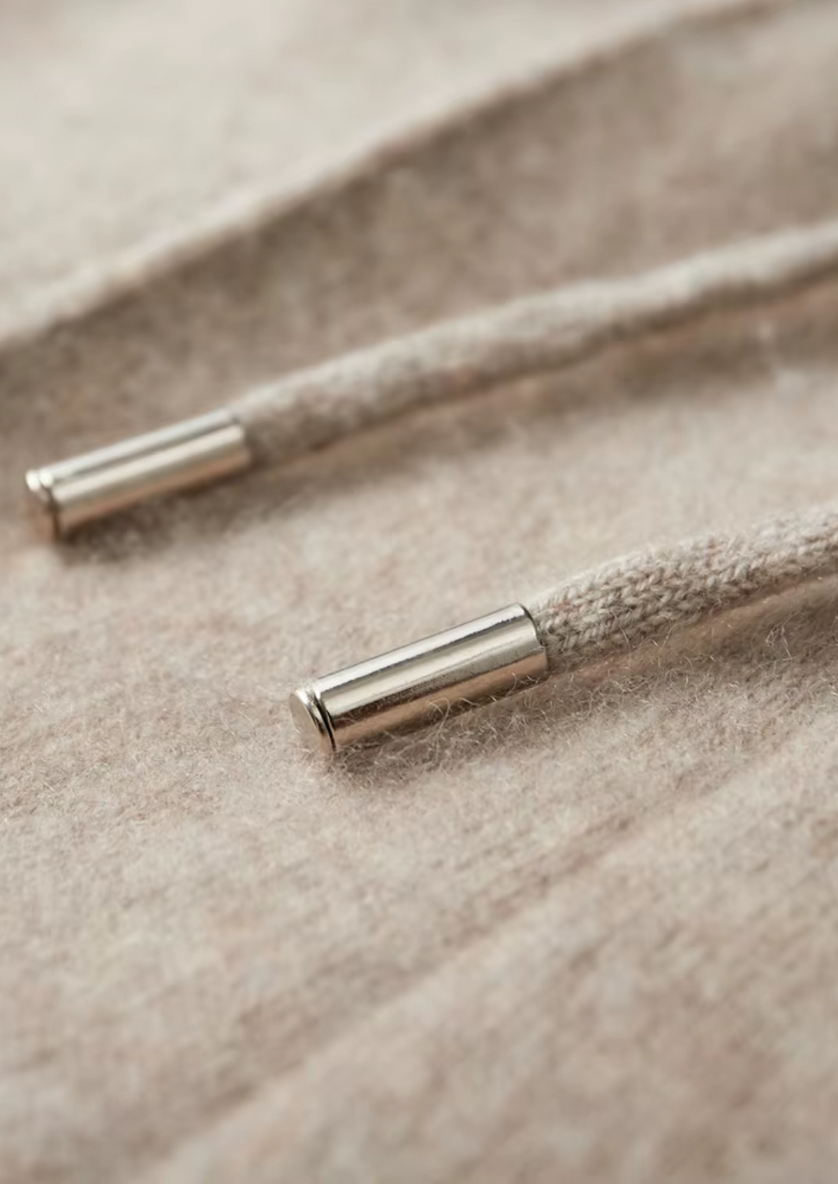 Pure Extra-Fine Merino Wool Sand Luzzo Set, view 7