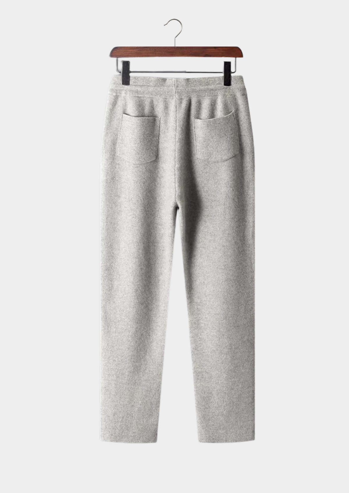 Pure Extra-Fine Merino Wool Leisure Trousers, view 2