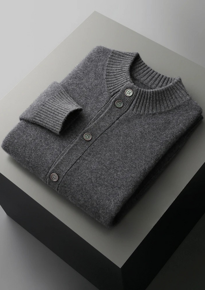 Premium Cashmere Button Cardigan, view 6