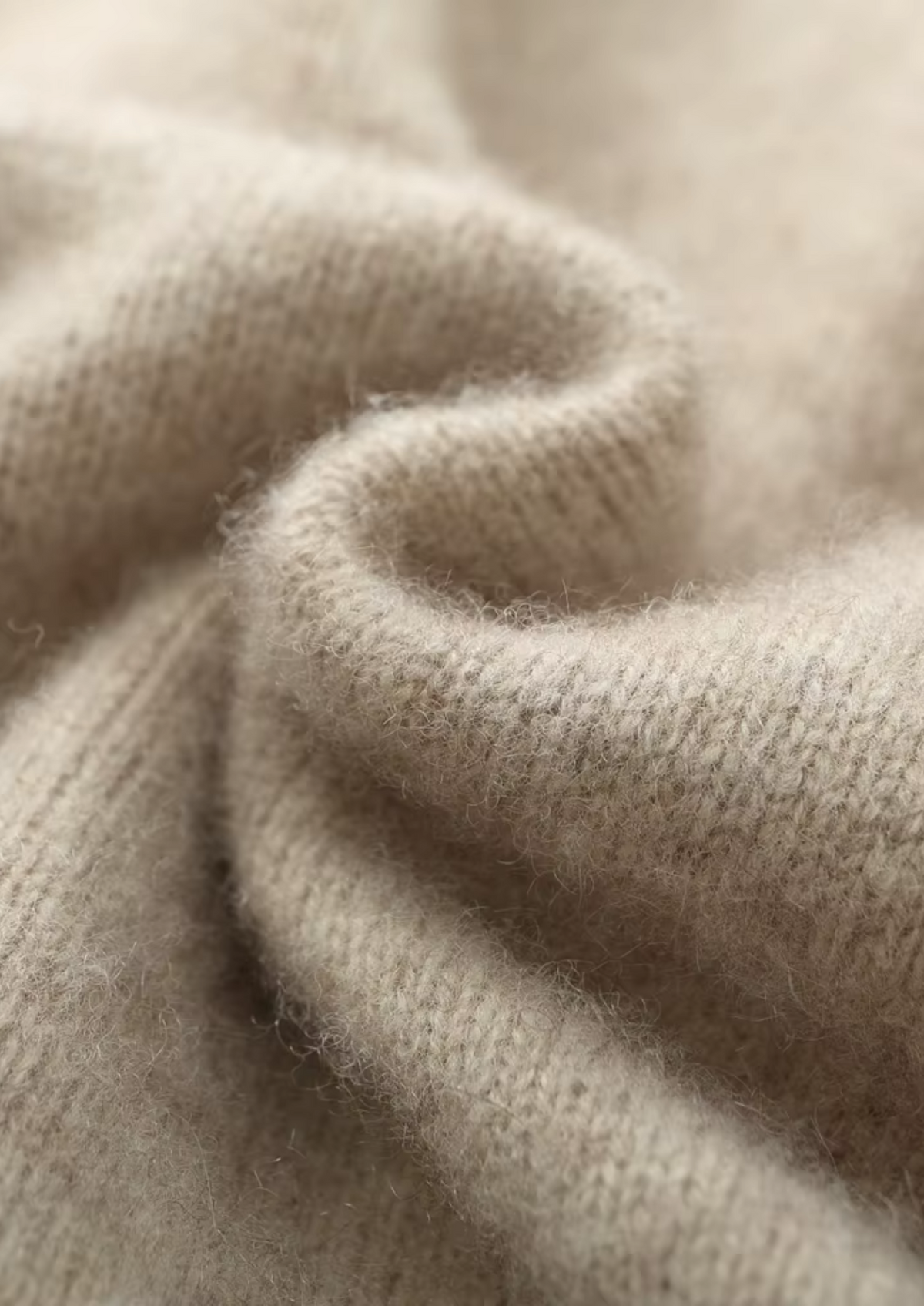 Pure Extra-Fine Merino Wool Sand Luzzo Set, view 13