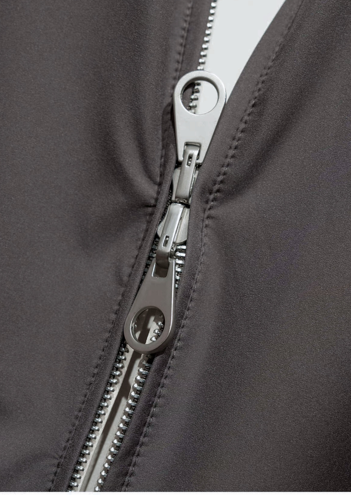 Fog Gray Technical Windbreaker Jacket, view 3