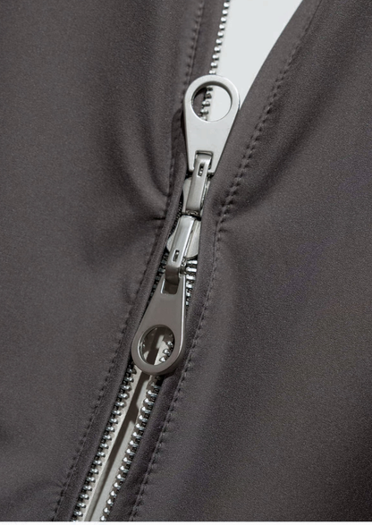 Fog Gray Technical Windbreaker Jacket, view 3