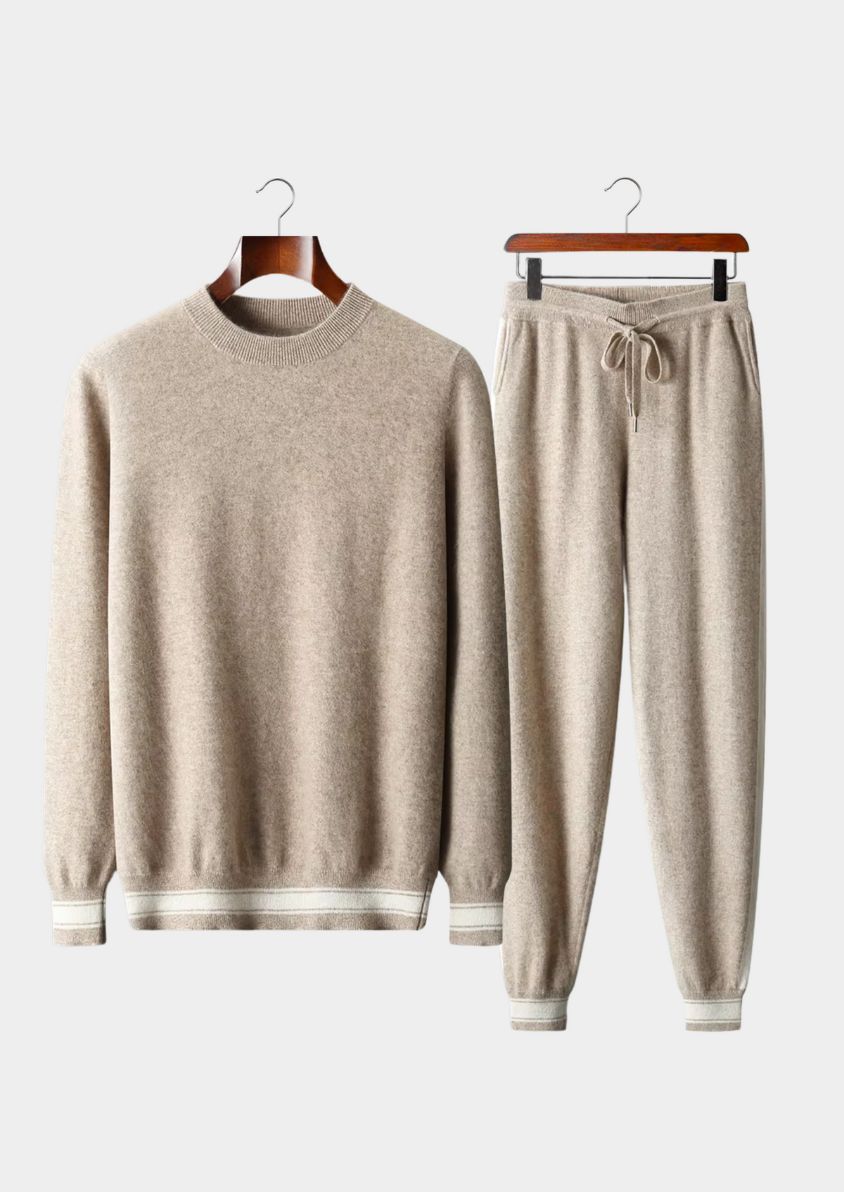 Premium Cashmere Sand Vienna Leisure Set, view 1