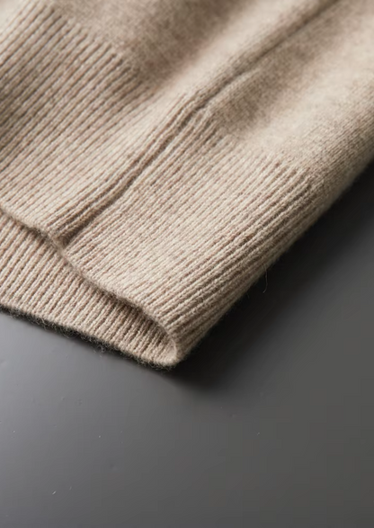 Pure Extra-Fine Merino Wool Zip Polo Cardigan, view 9