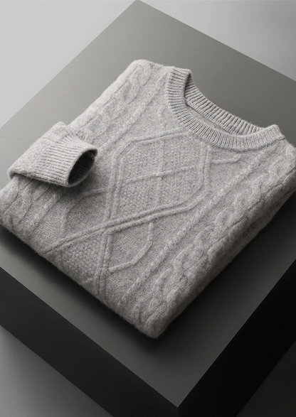 Pure Extra-Fine Merino Wool Traiano Crewneck, view 9
