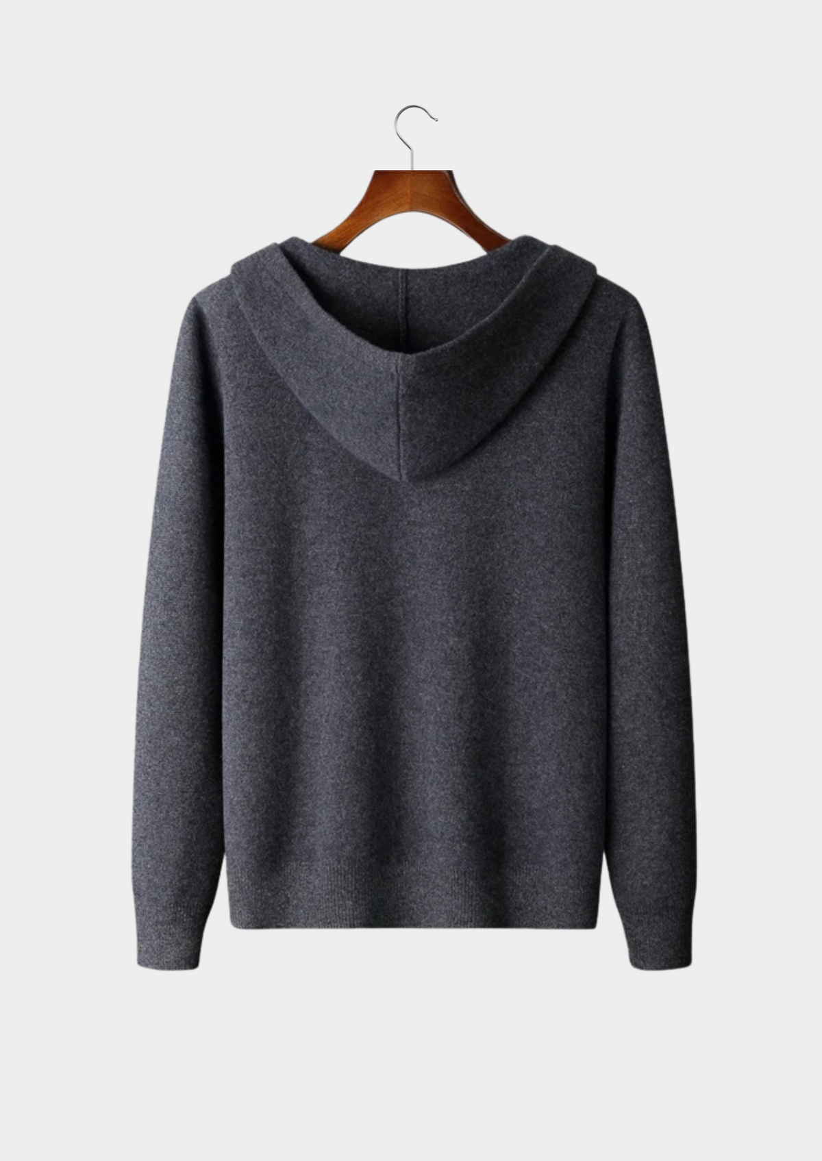 Premium Cashmere Zipper Hoodie, view 2