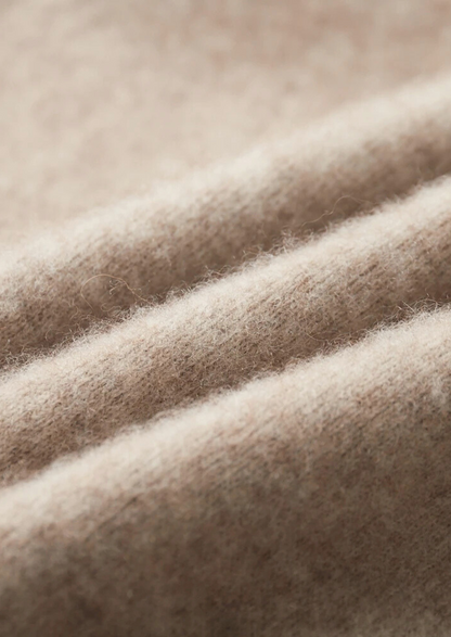 Premium Cashmere Two Tone Zip Cardigan, view 9