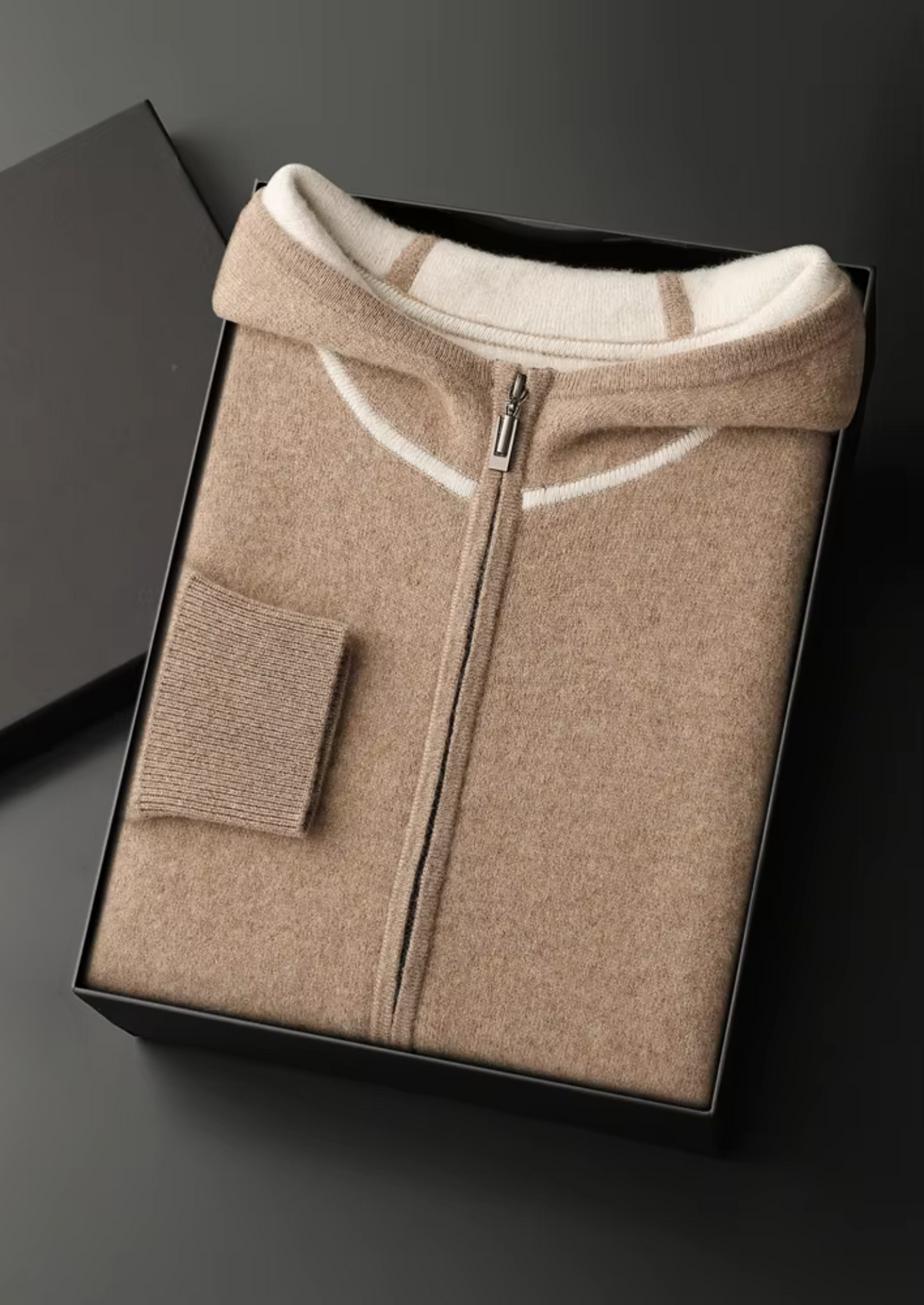 Premium Cashmere Beige Milano Leisure Set, view 11