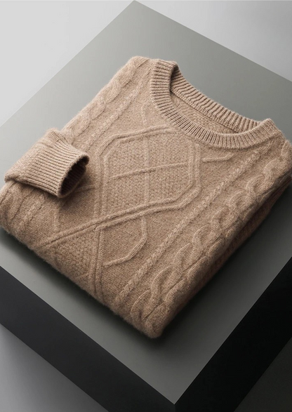 Pure Extra-Fine Merino Wool Traiano Crewneck, view 5
