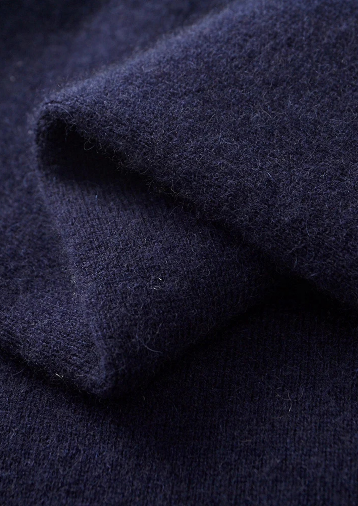 Pure Extra-Fine Merino Wool Two-Tone Polo Cardigan, view 5