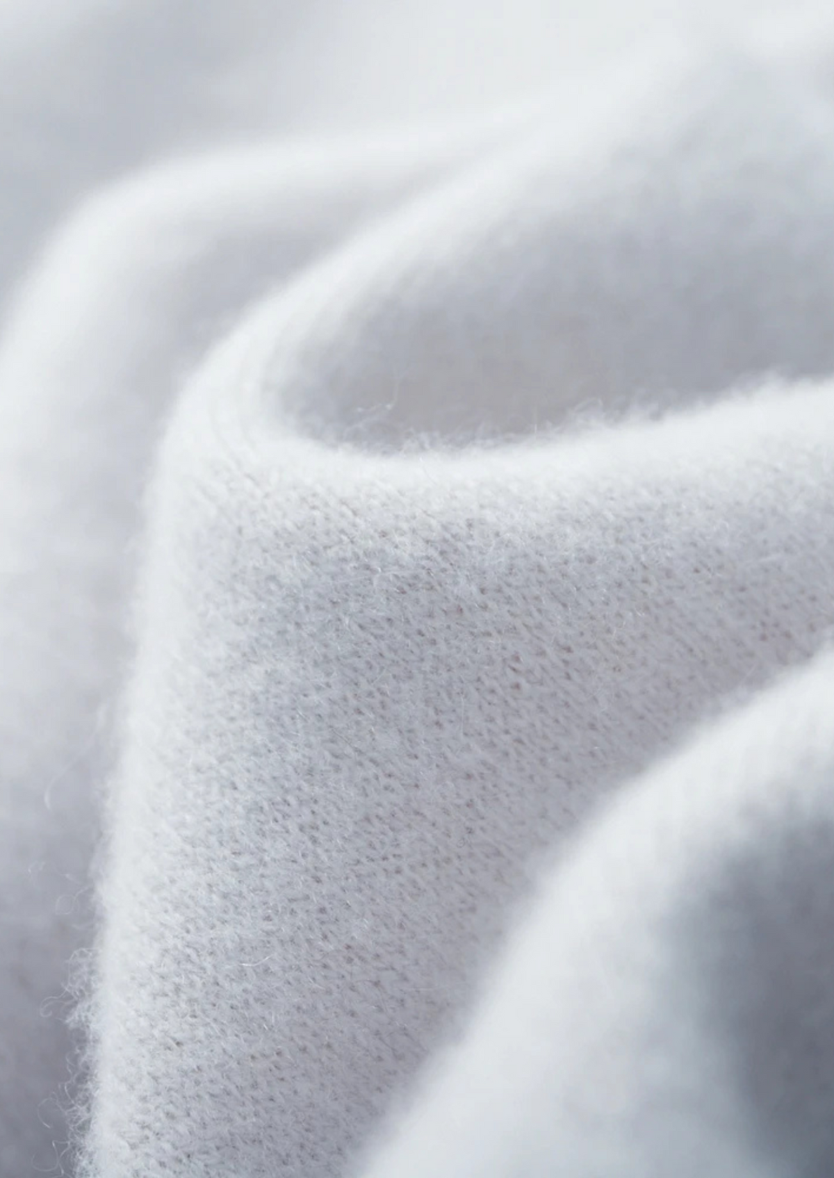 Premium Cashmere Two-Tone Zipper Hoodie, view 6