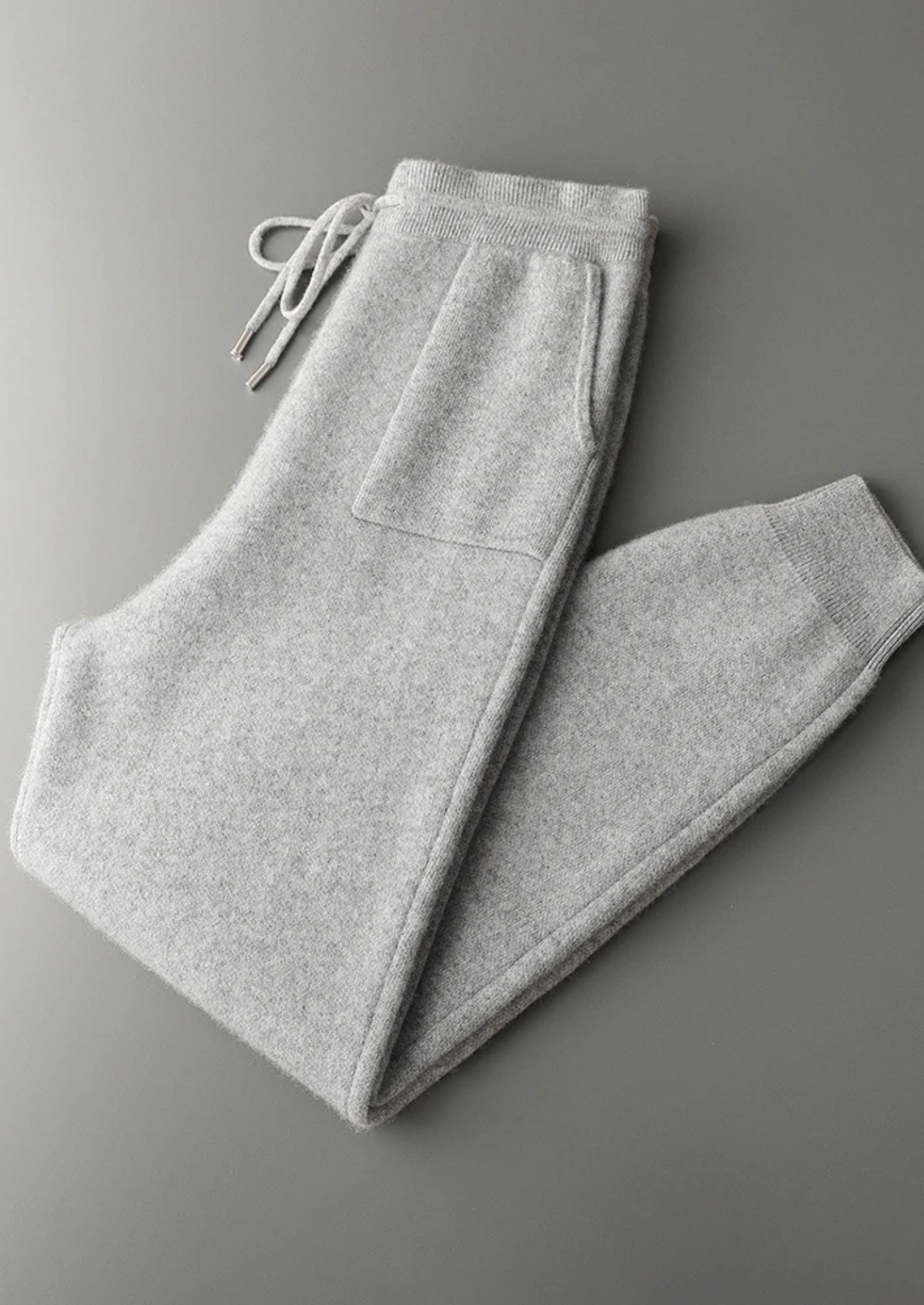 Premium Cashmere Light Gray Alain Leisure Set, view 12
