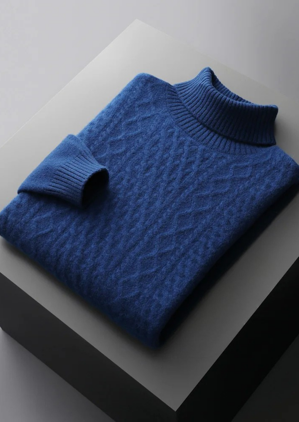 Pure Extra-Fine Merino Wool Traiano Rollneck, view 10