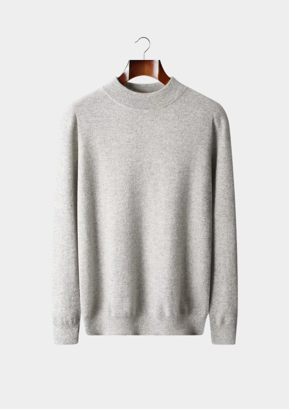 Pure Extra-Fine Merino Wool Classic Mockneck, view 1