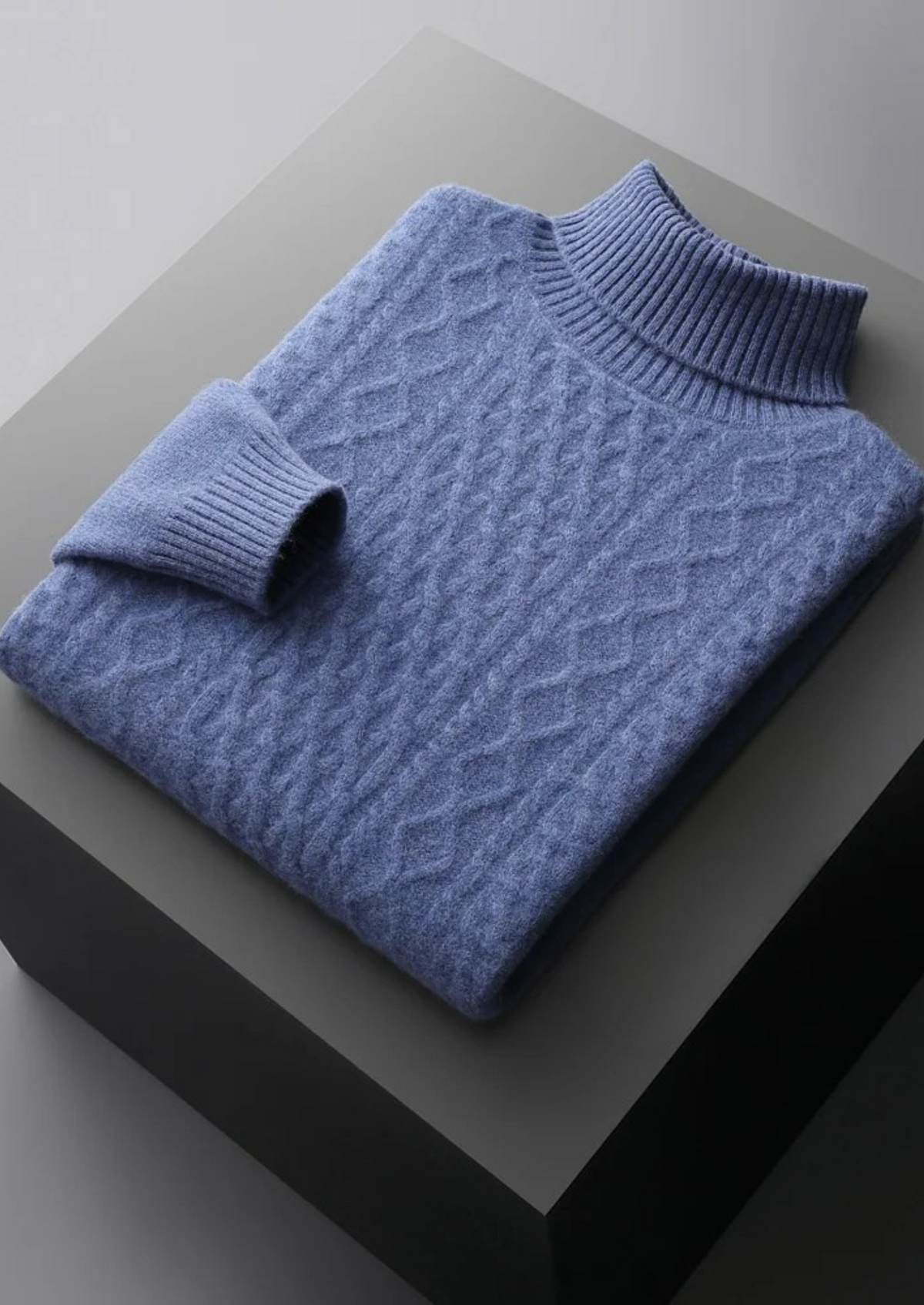 Pure Extra-Fine Merino Wool Traiano Rollneck, view 9