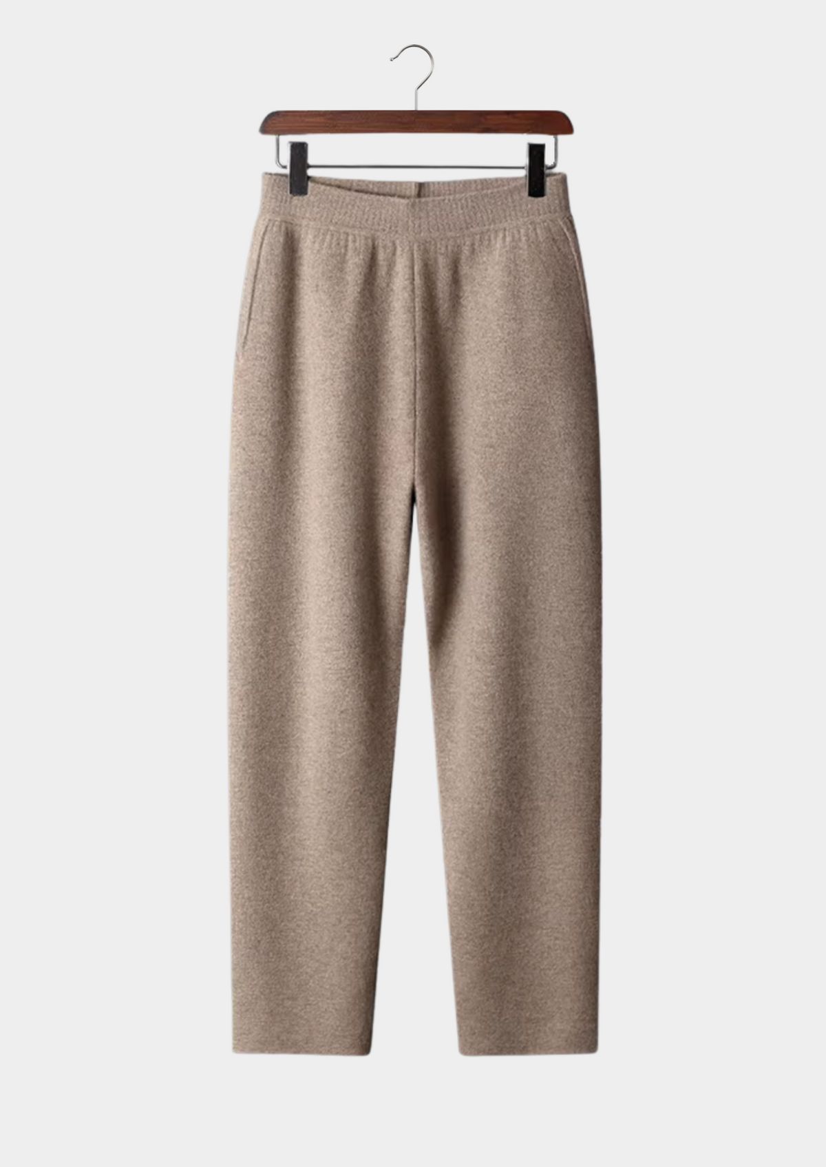 Premium Cashmere Straight Trousers, view 1