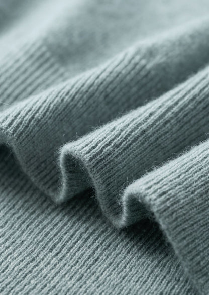 Premium Cashmere Classic Crewneck T-Shirt - Turquoise, view 6