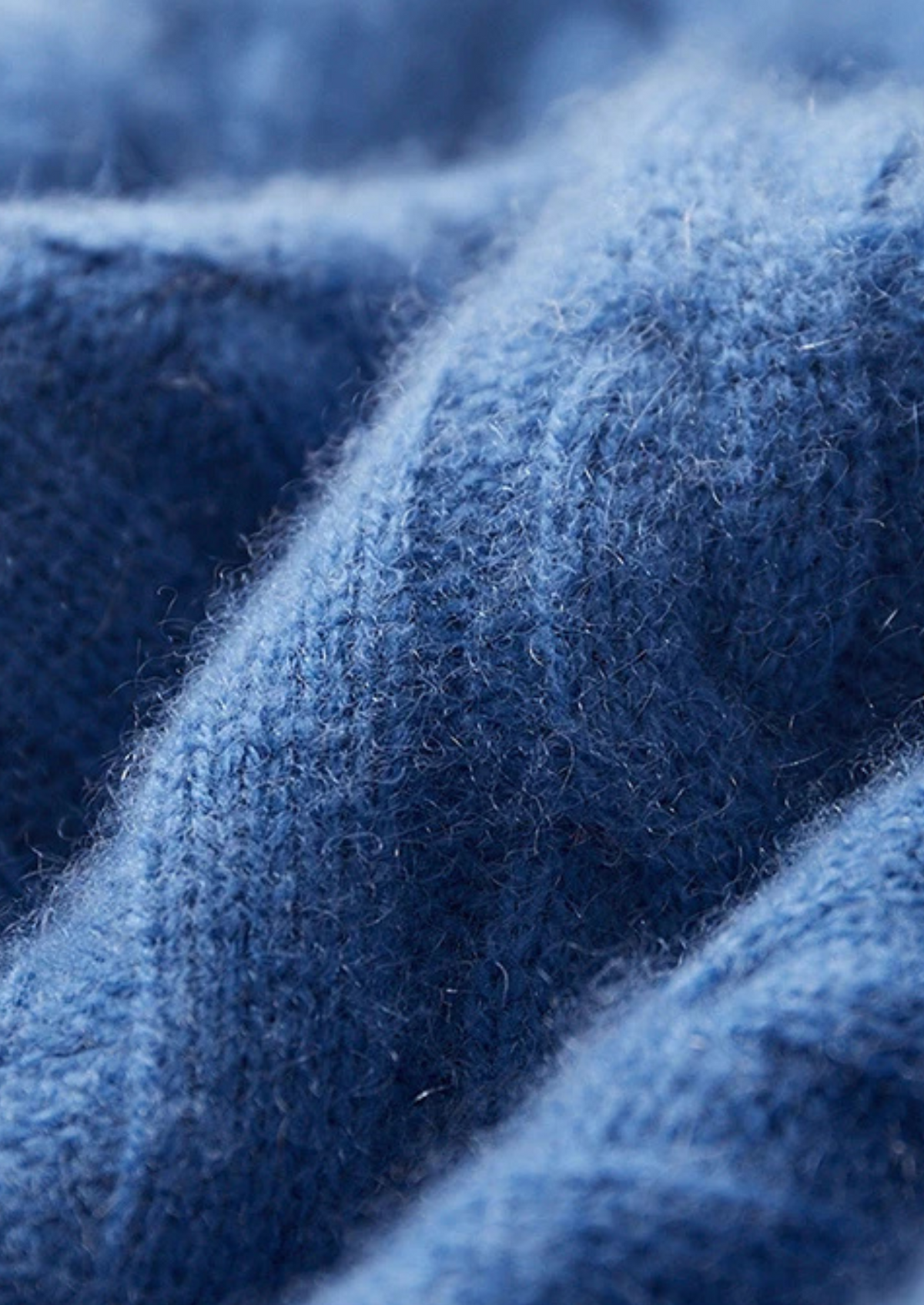 Premium Cashmere Cable Knit Zipper Hoodie, view 6