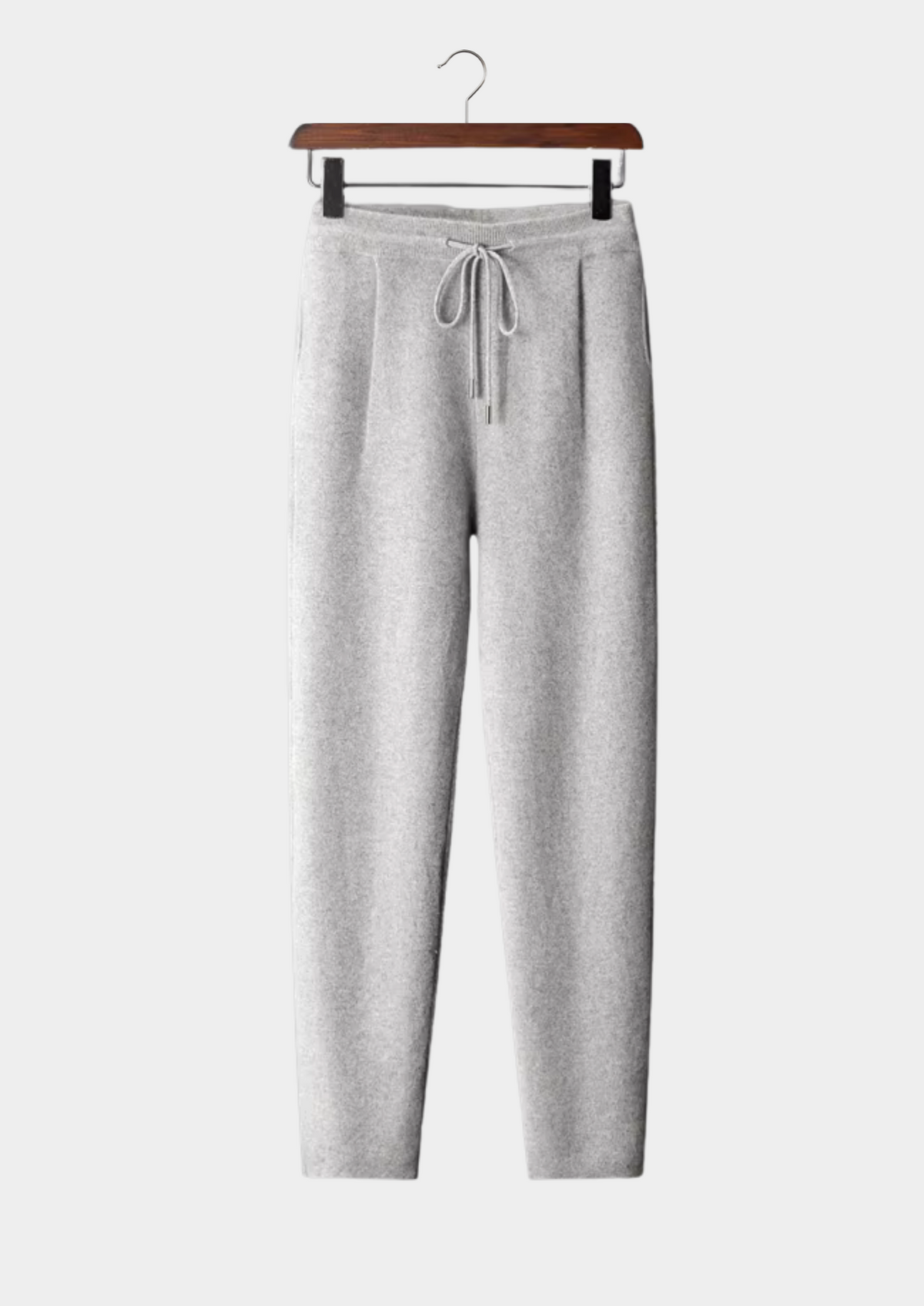 Premium Cashmere Pleated Trousers, view 1
