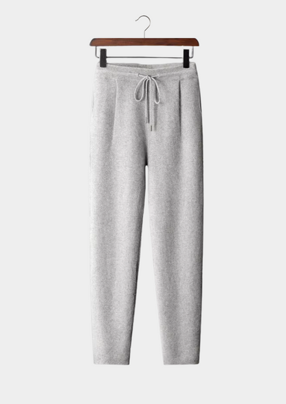 Premium Cashmere Pleated Trousers, view 1