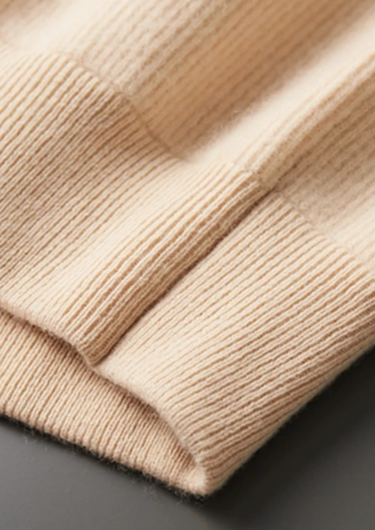 Pure Extra-Fine Merino Wool Ribbed Zip Cardigan, view 9