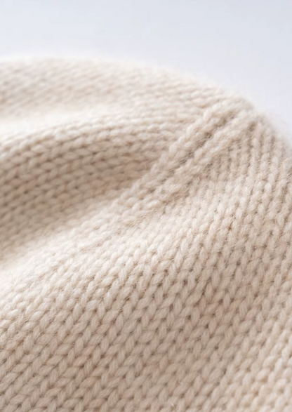 Sand Cashmere Traiano Beanie, view 3