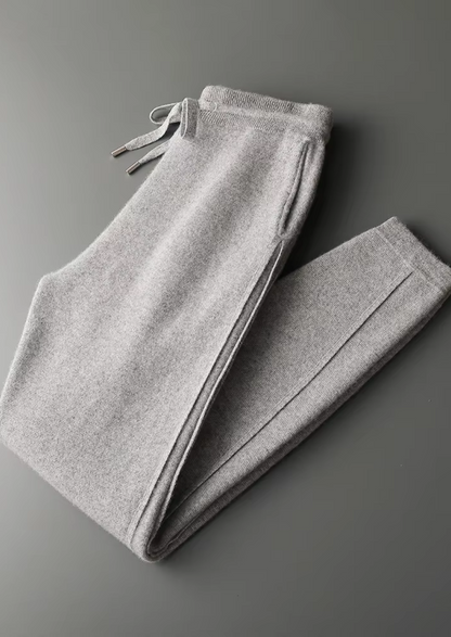 Premium Cashmere Slim Trousers, view 3